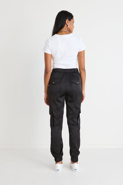 Among The Brave Rival Satin Cargo Pant