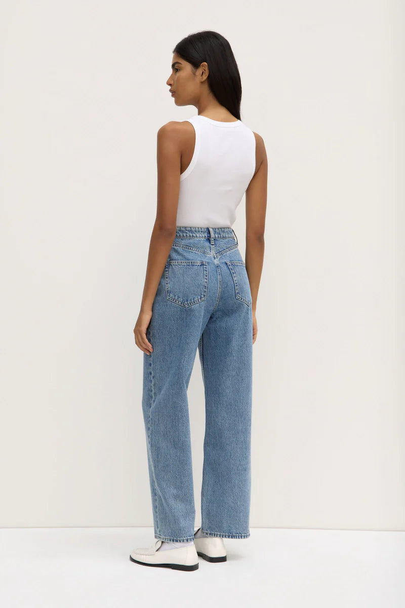 Assembly Label Robyn Scoop Neck Rib Tank | White