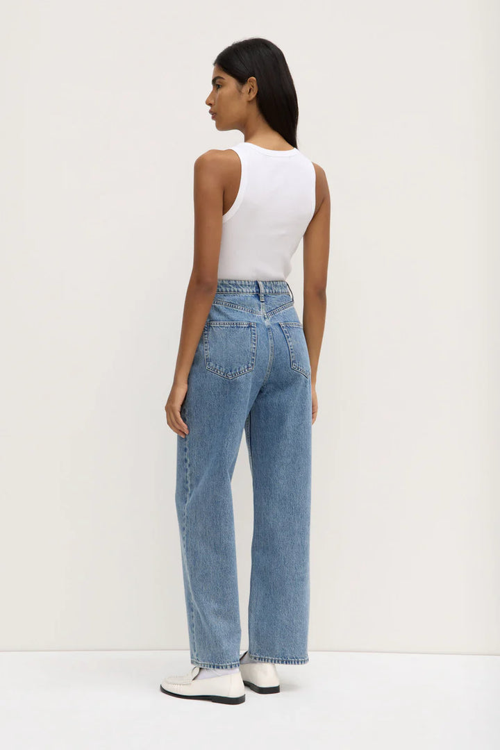 Assembly Label Robyn Scoop Neck Rib Tank | White