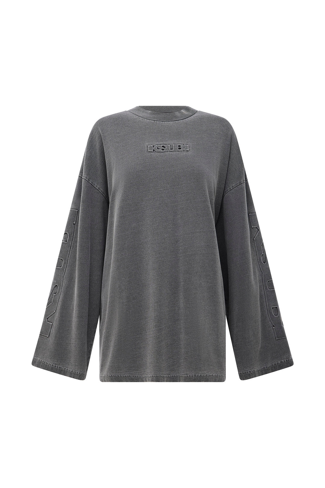 Ksubi Sott Altar Boyfriend Long Sleeve Tee | Charcoal