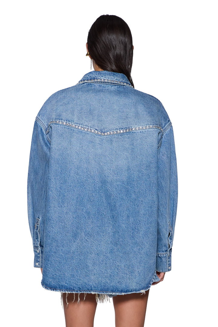 Ksubi Oversized Denim Long Sleeve Shirt | Maverik Krystal