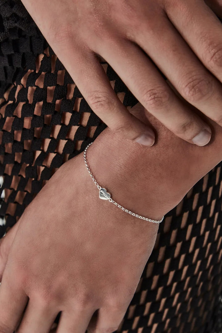 Stolen Girlfriends Club Single Heart Bracelet | Silver