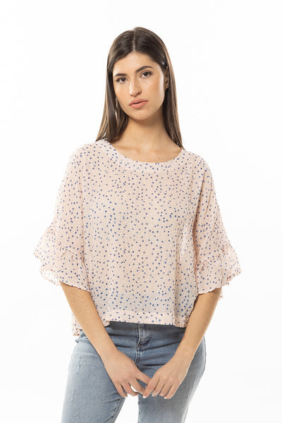 Seeking Lola Monte Carlo Top - Blush Blue