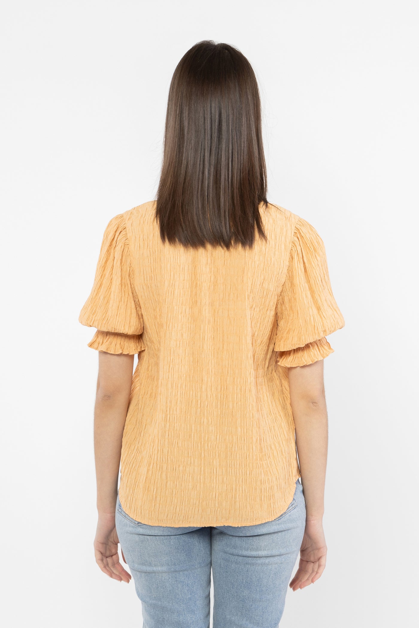 Seeking Lola Butterfly Top - Sunny Crinkle