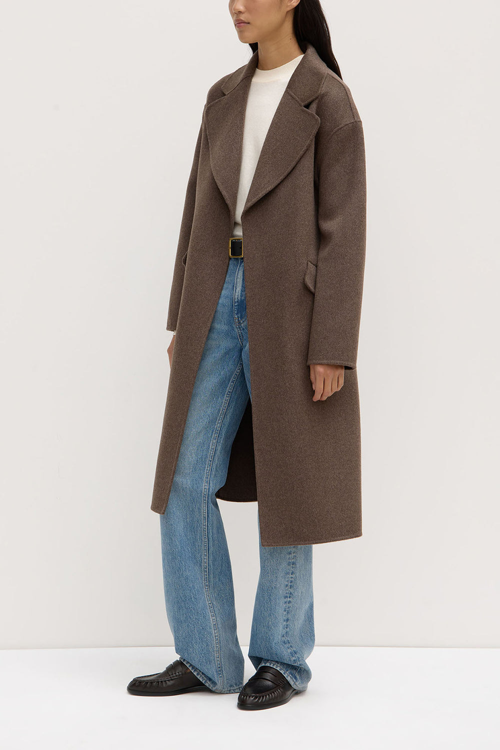 Assembly Label Sadie Wool Coat | Cocoa