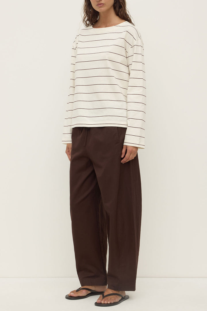 Assembly Label Scout Long Sleeve | Cream & Mulberry