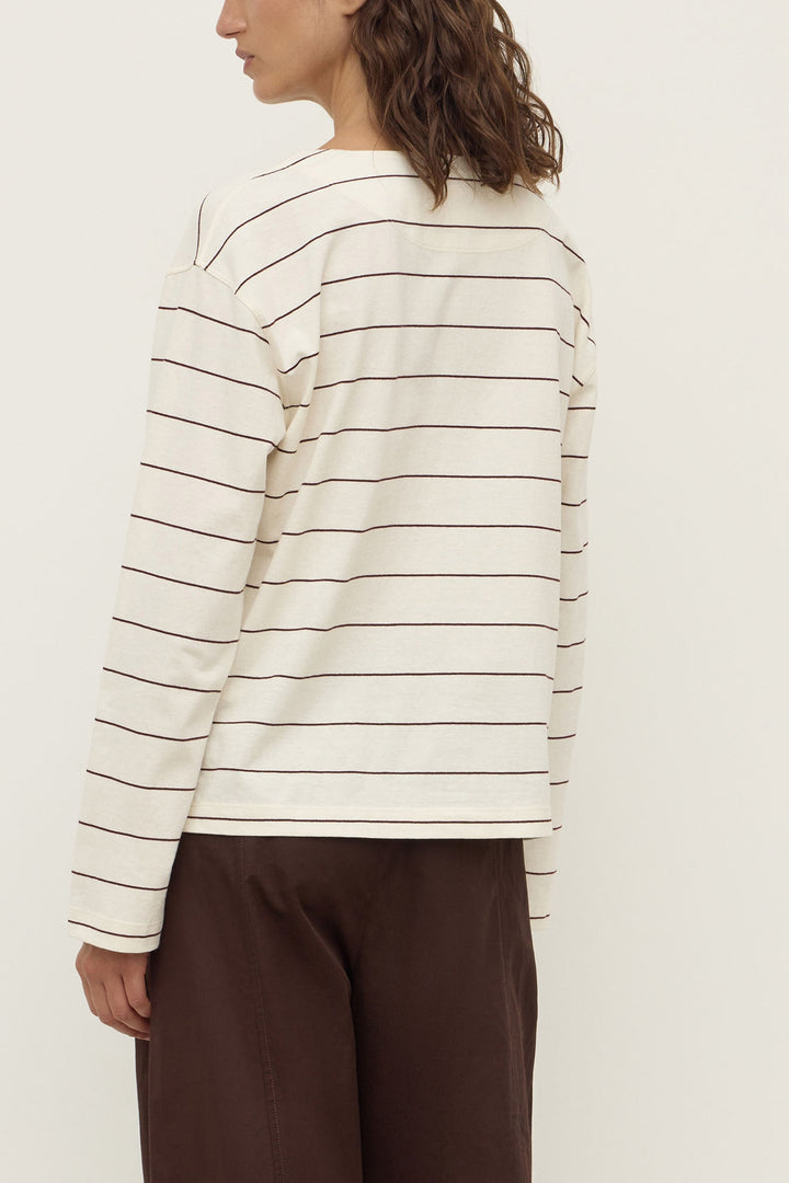 Assembly Label Scout Long Sleeve | Cream & Mulberry