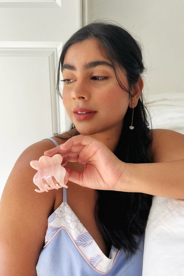 Buttermilk Accessories Casey Hair Clip | Rosebud