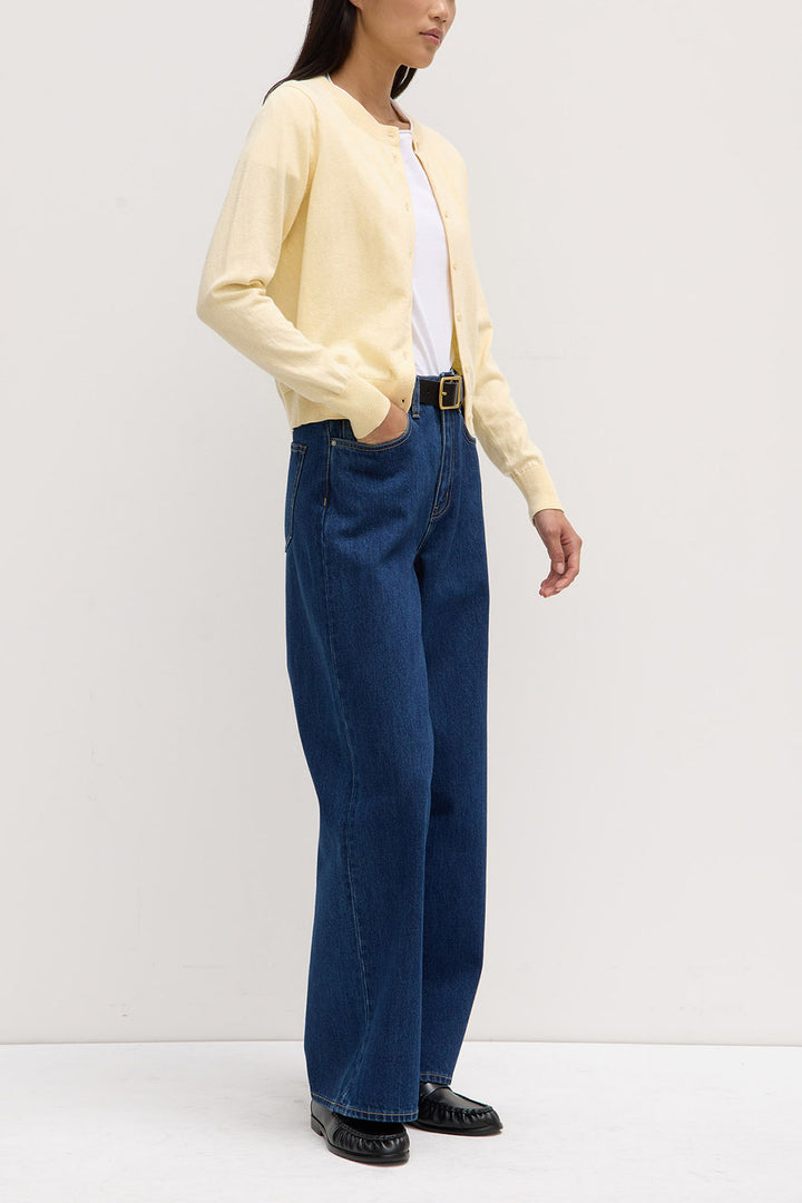 Assembly Label Semra Cotton Cashmere Cardigan | Chamomile