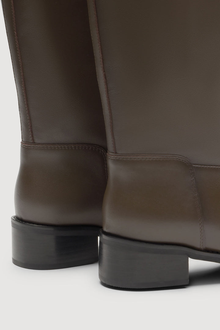 Assembly Label Stevie Leather Boot | Walnut
