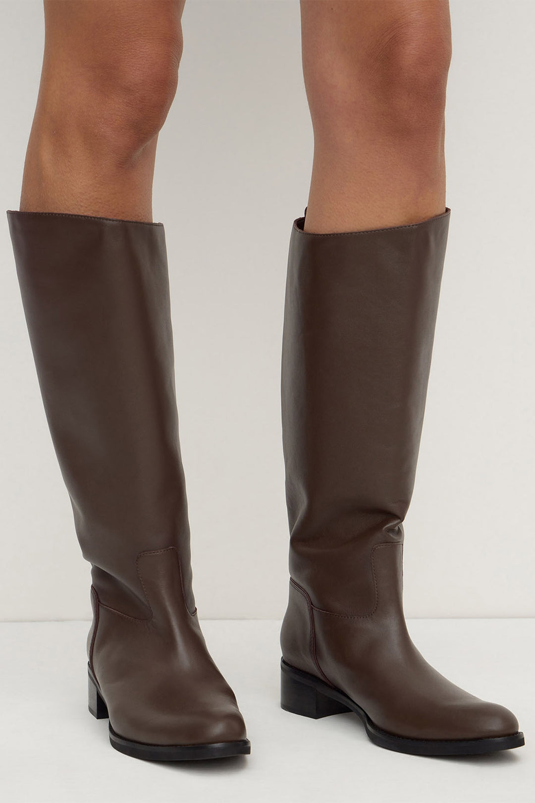 Assembly Label Stevie Leather Boot | Walnut