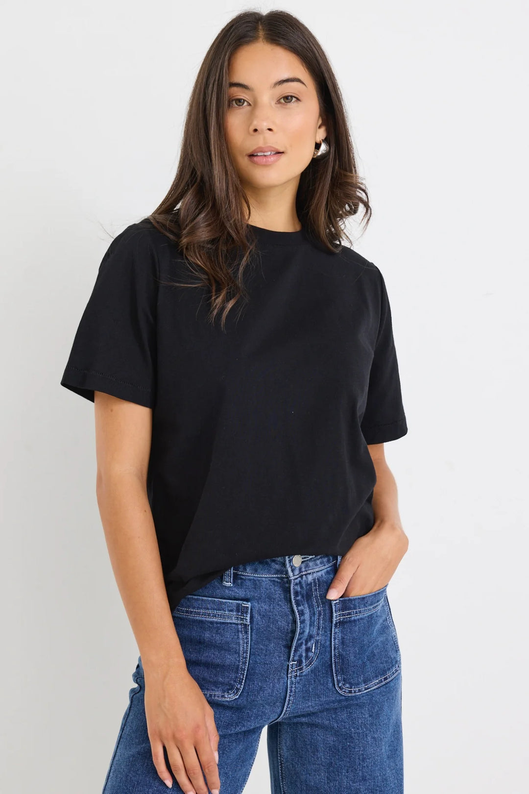 Stories Be Told Street Boxy Tee | Black