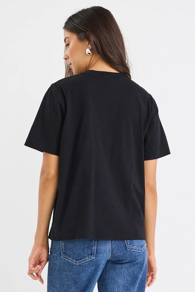 Stories Be Told Street Boxy Tee | Black