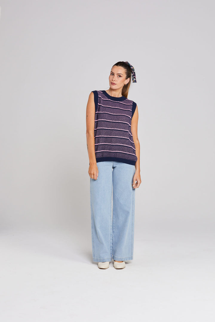 Thing Thing Fizzie Vest | Rosy Nightfall