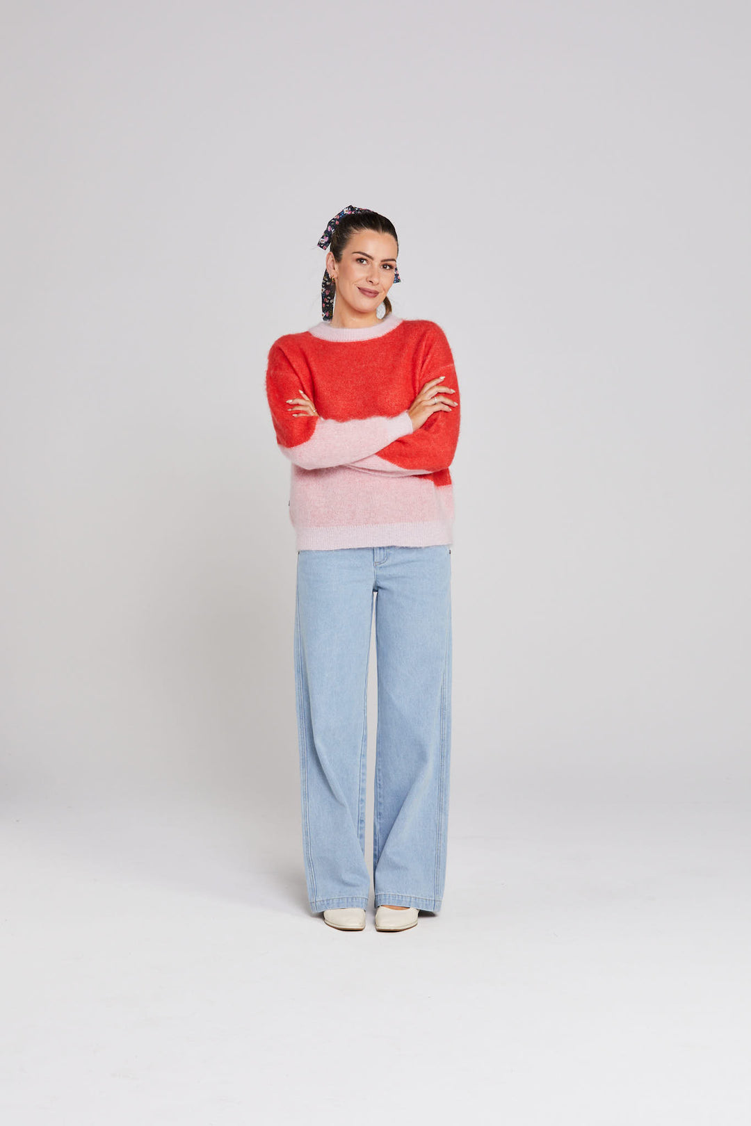 Thing Thing Split Jumper | Pinky Tomato