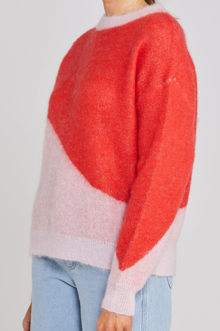 Thing Thing Split Jumper | Pinky Tomato
