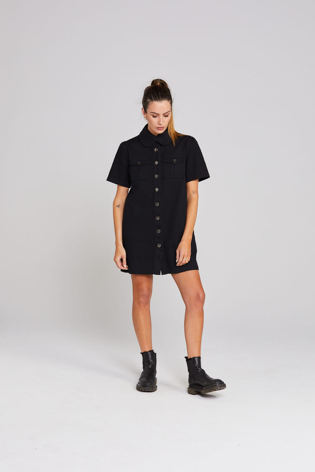 Thing Thing Utility Dress | Black