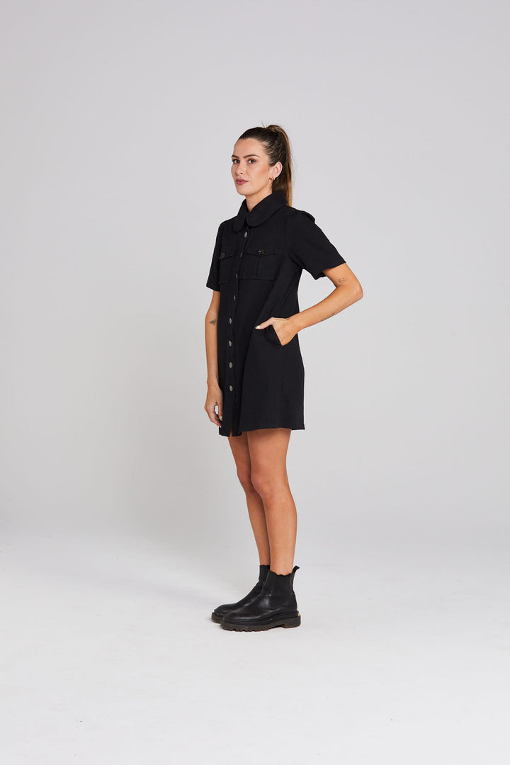 Thing Thing Utility Dress | Black
