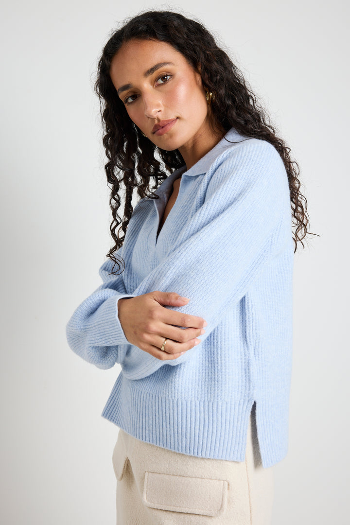 Among The Brave Truth Chunky Knit Jumper | Ice Blue