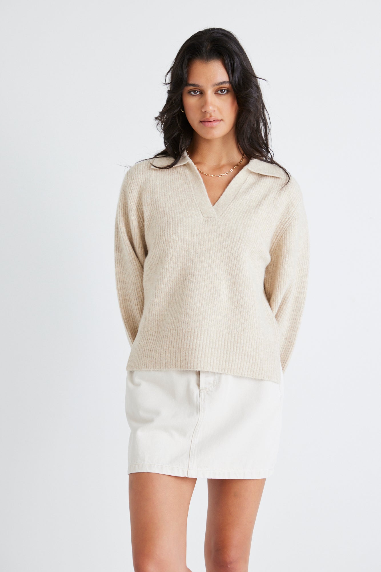 Among The Brave Truth Chunky Knit Jumper