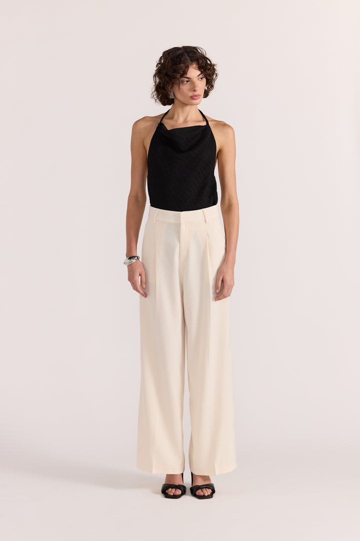 Staple The Label Sabine Wide Leg Pants | Cream