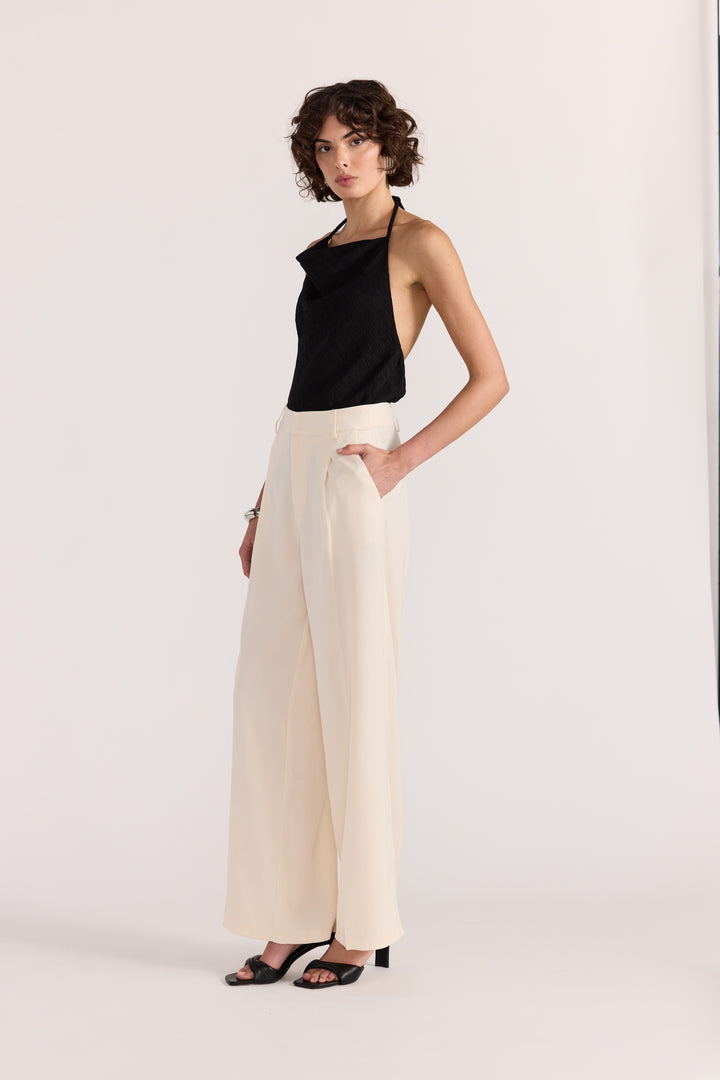 Staple The Label Sabine Wide Leg Pants | Cream