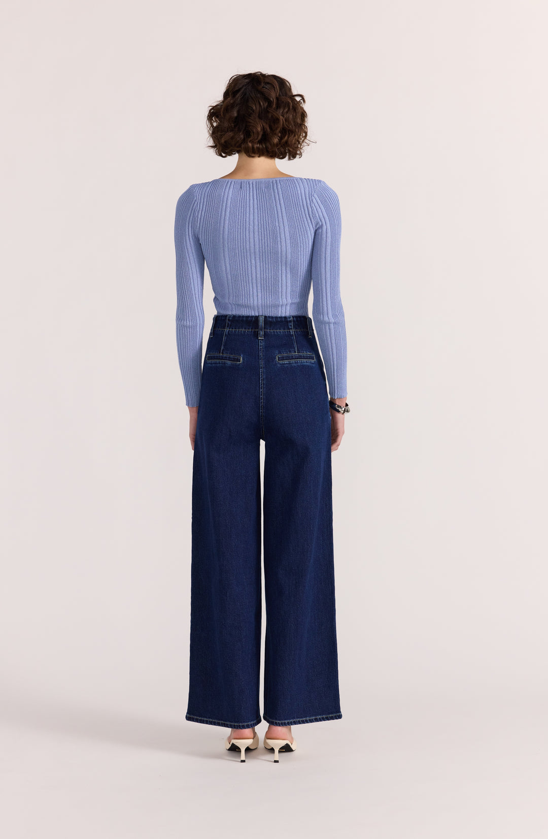Staple The Label Lennox High Waisted Jean | Indigo