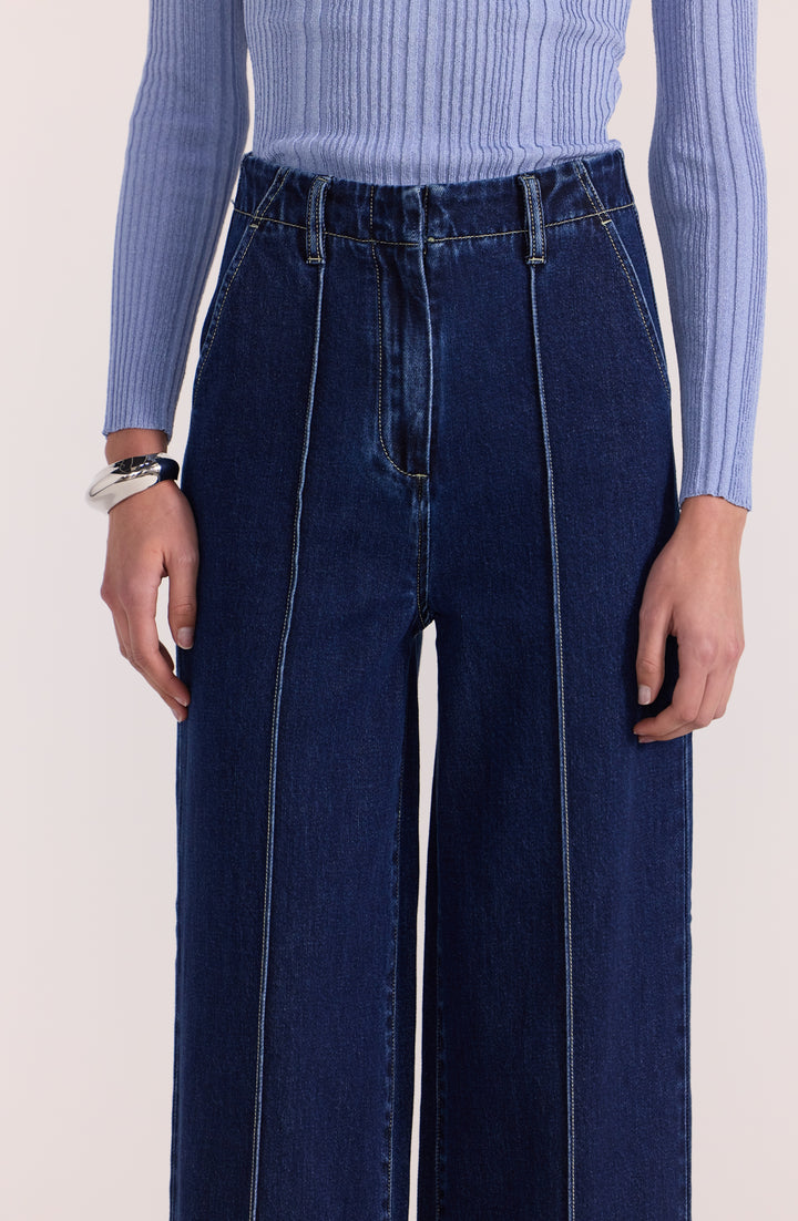 Staple The Label Lennox High Waisted Jean | Indigo