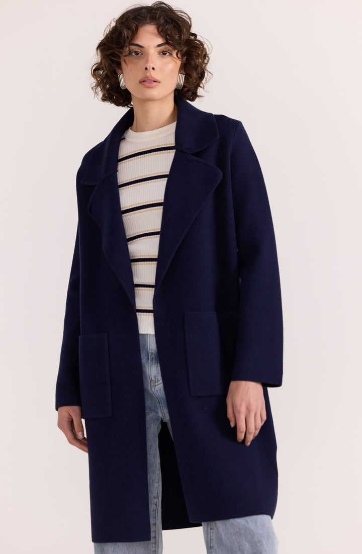 Staple The Label Hunter Coatigan | Navy
