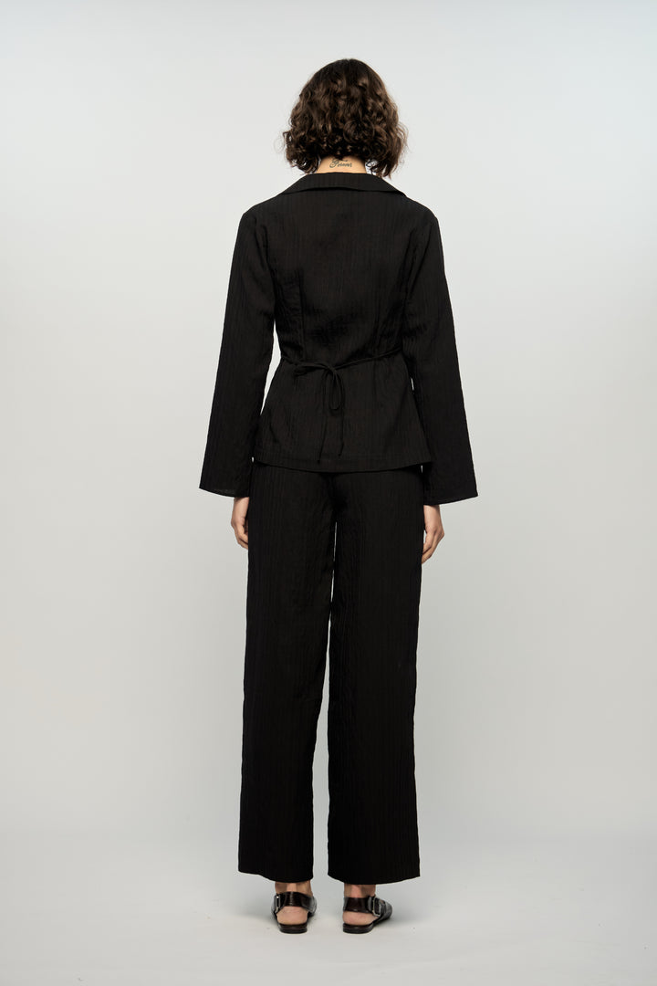 Staple The Label Marlow Wrap Top | Black