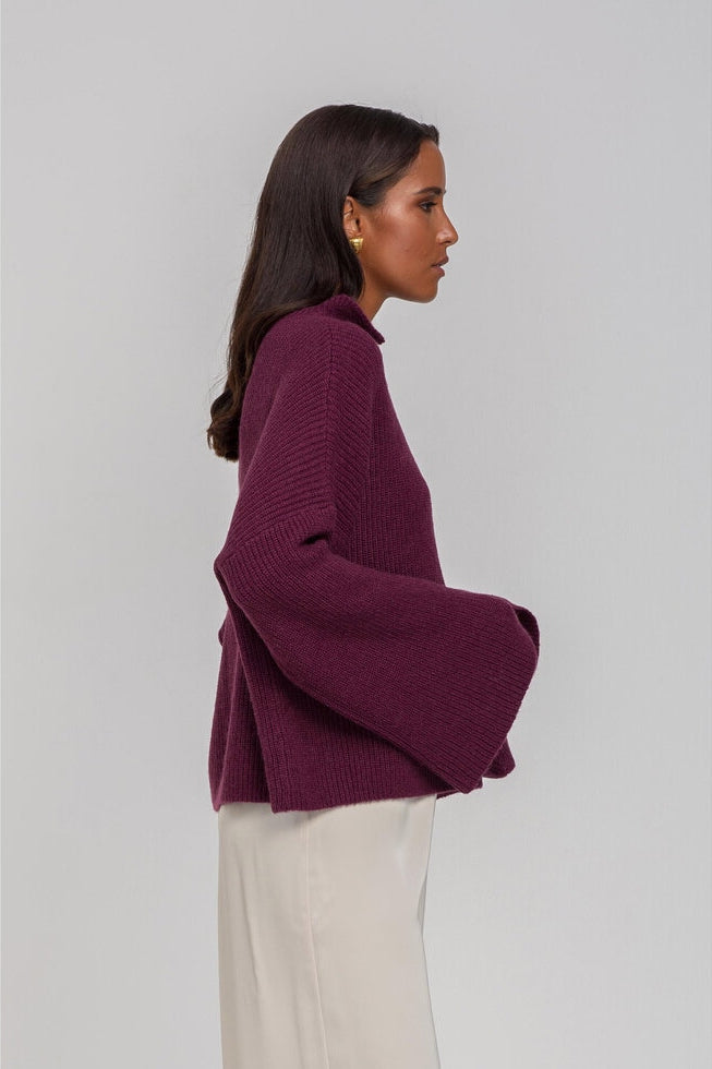 Blak United Allure Sweater | Plum