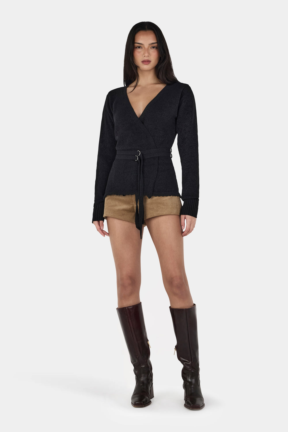 Ownley Valerie Knit Cardigan | Black