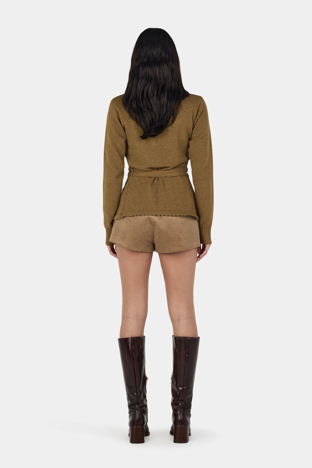 Ownley Valerie Knit Cardigan | Khaki