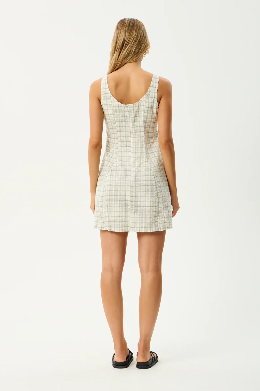 Afends Legacy Seersucker Mini Dress | Boa Check