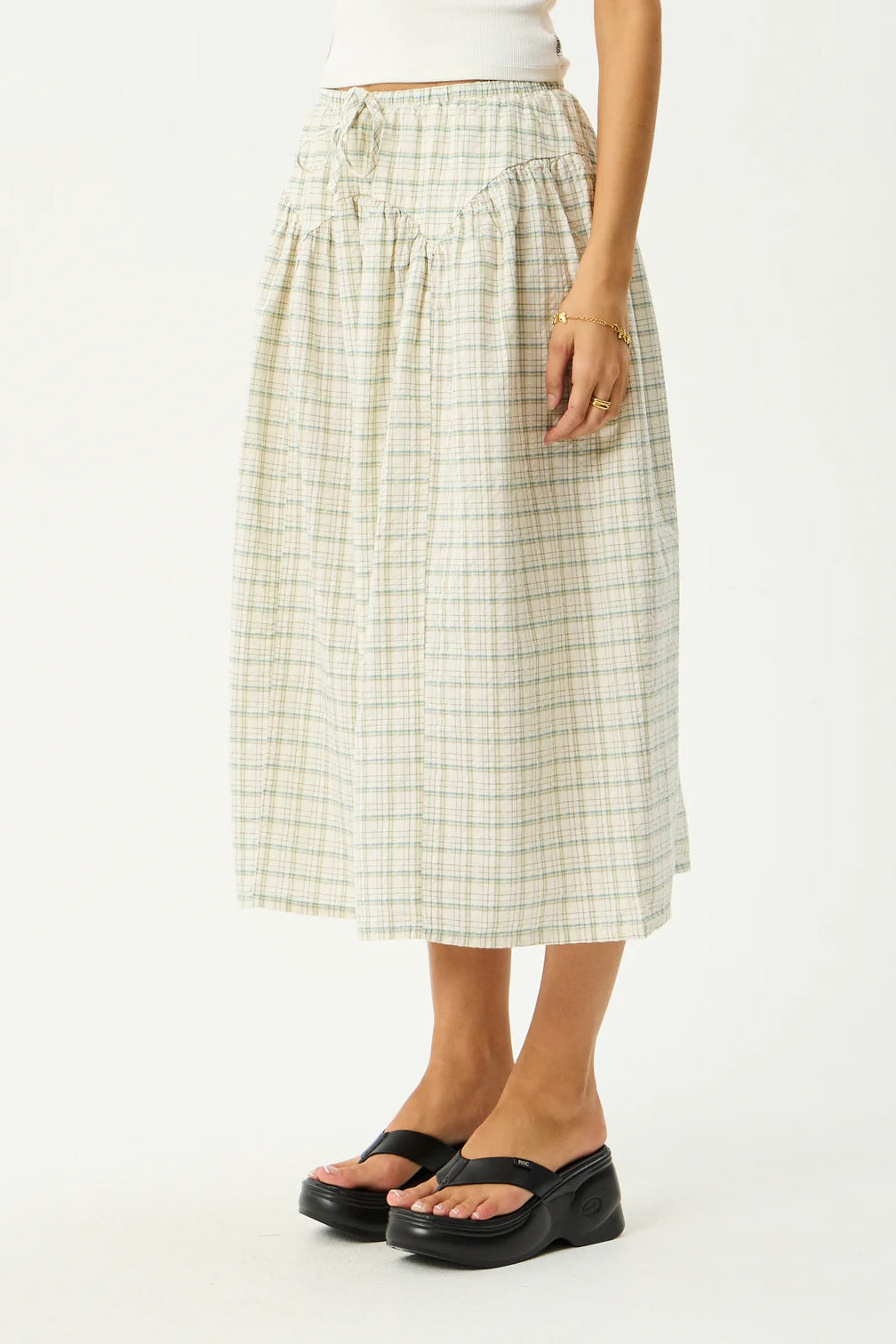 Afends Legacy Check Midi Skirt | Boa Check