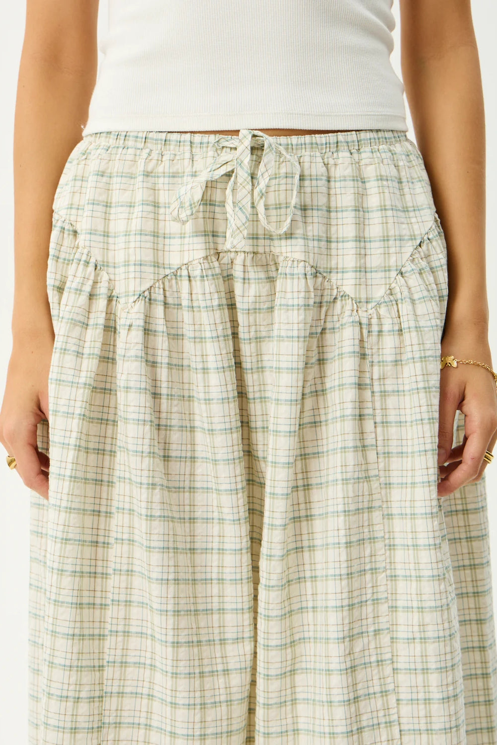 Afends Legacy Check Midi Skirt | Boa Check