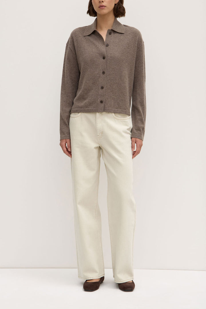 Assembly Label Wool Cashmere Knit Cardigan | Sable
