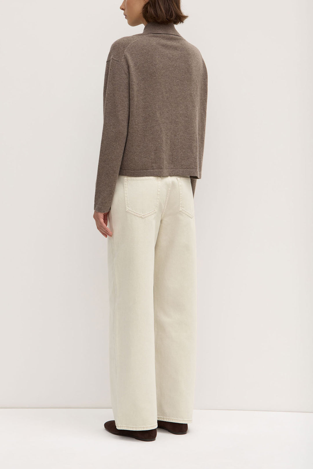 Assembly Label Wool Cashmere Knit Cardigan | Sable