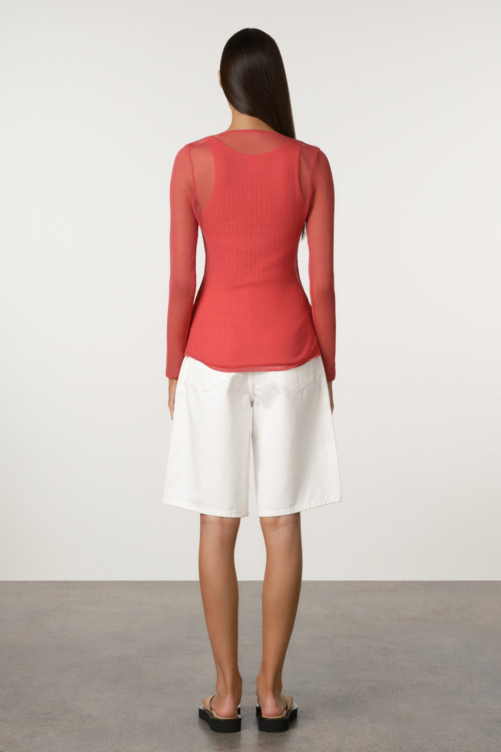 Zulu & Zephyr Sheer Knit Cardigan Set | Berry
