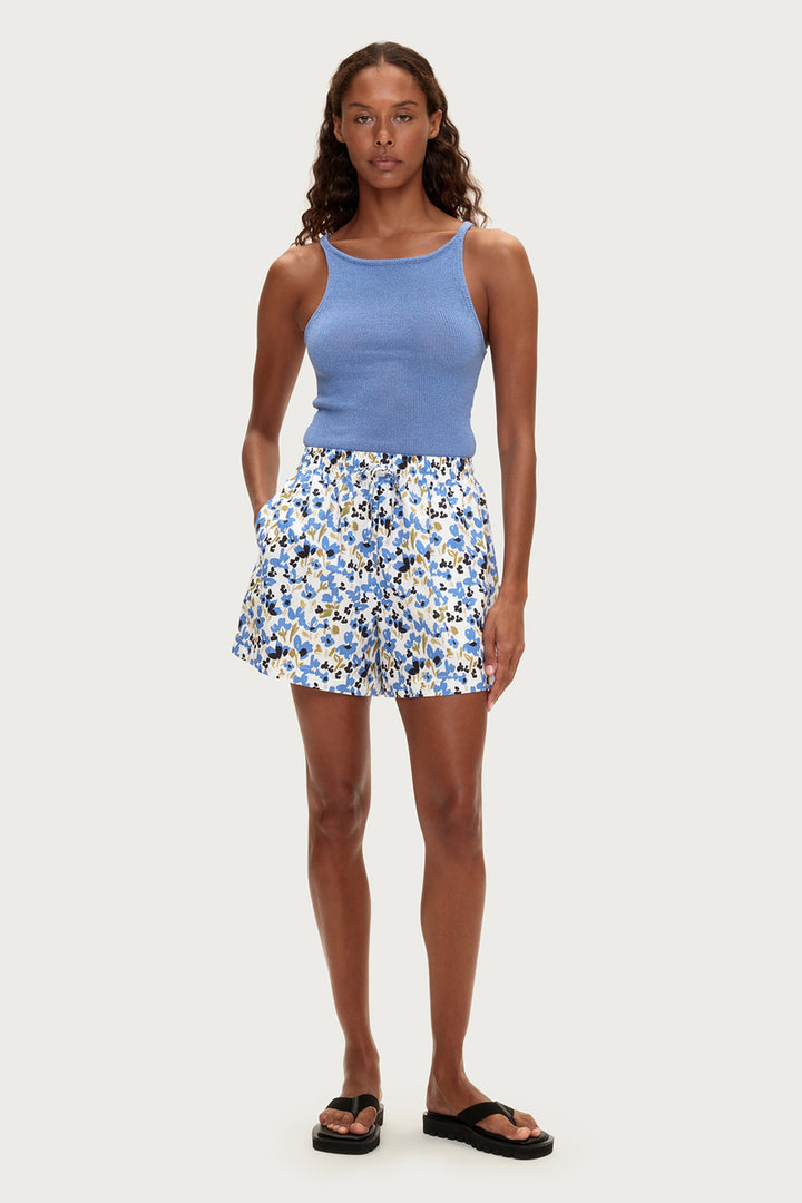Zulu & Zephyr Cotton Short | Blue Floral