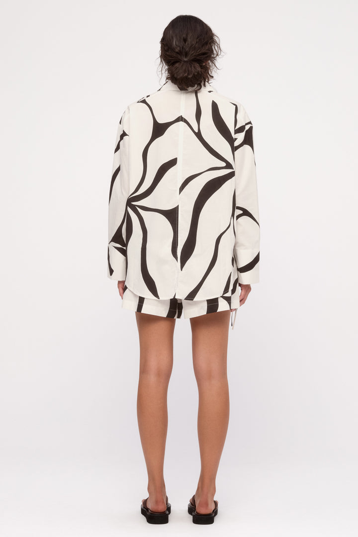 Zulu & Zephyr Cotton Shirt | Cream Flower