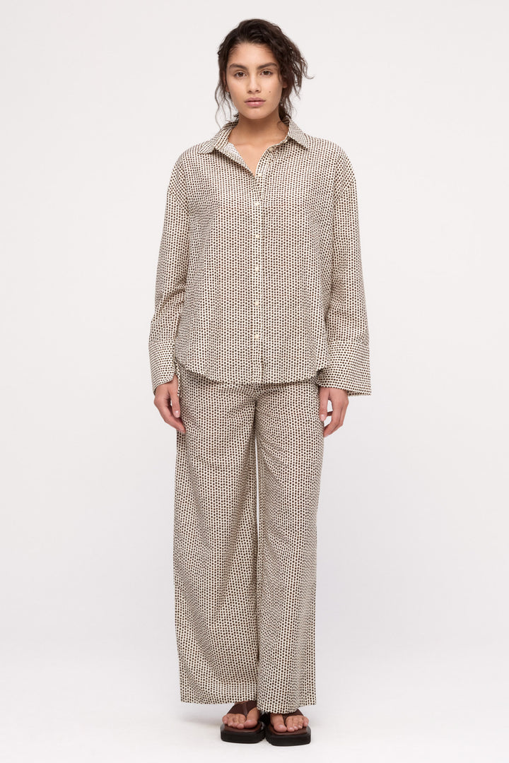 Zulu & Zephyr Cotton Silk Shirt | Natural Spot