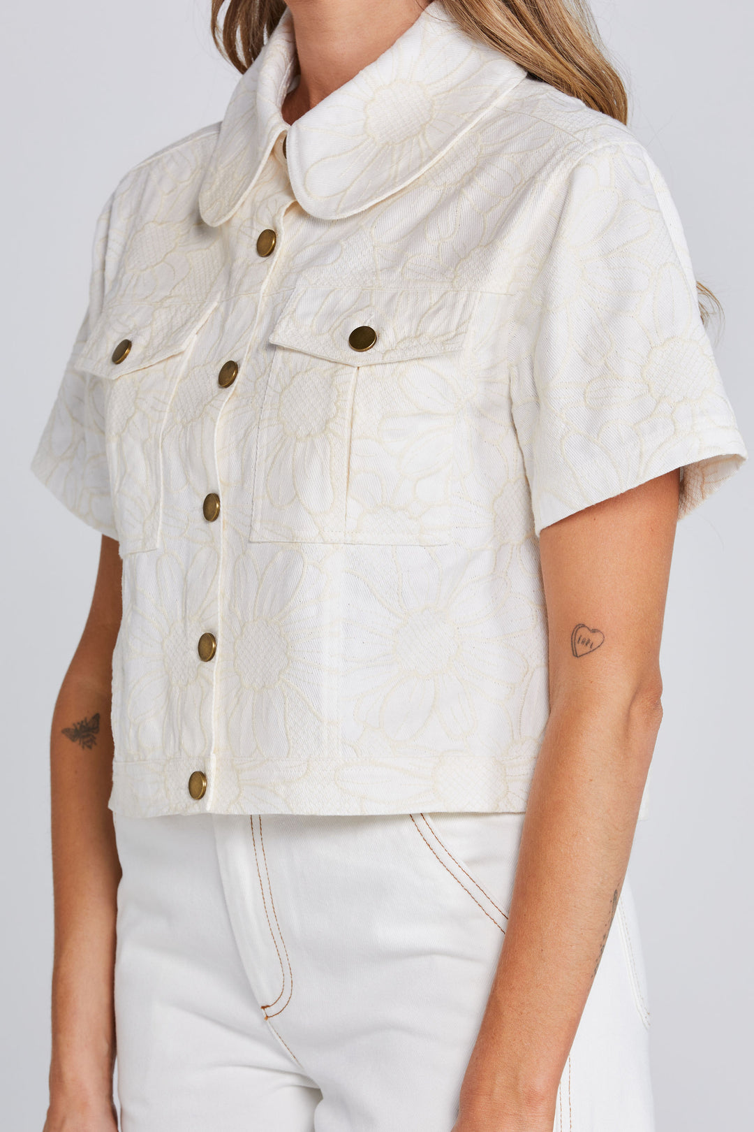 Thing Thing Zephrya Top | Creamy Daisy