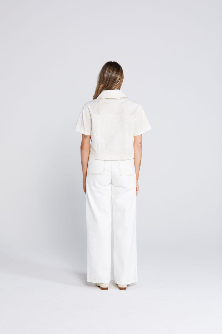 Thing Thing Zephrya Top | Creamy Daisy