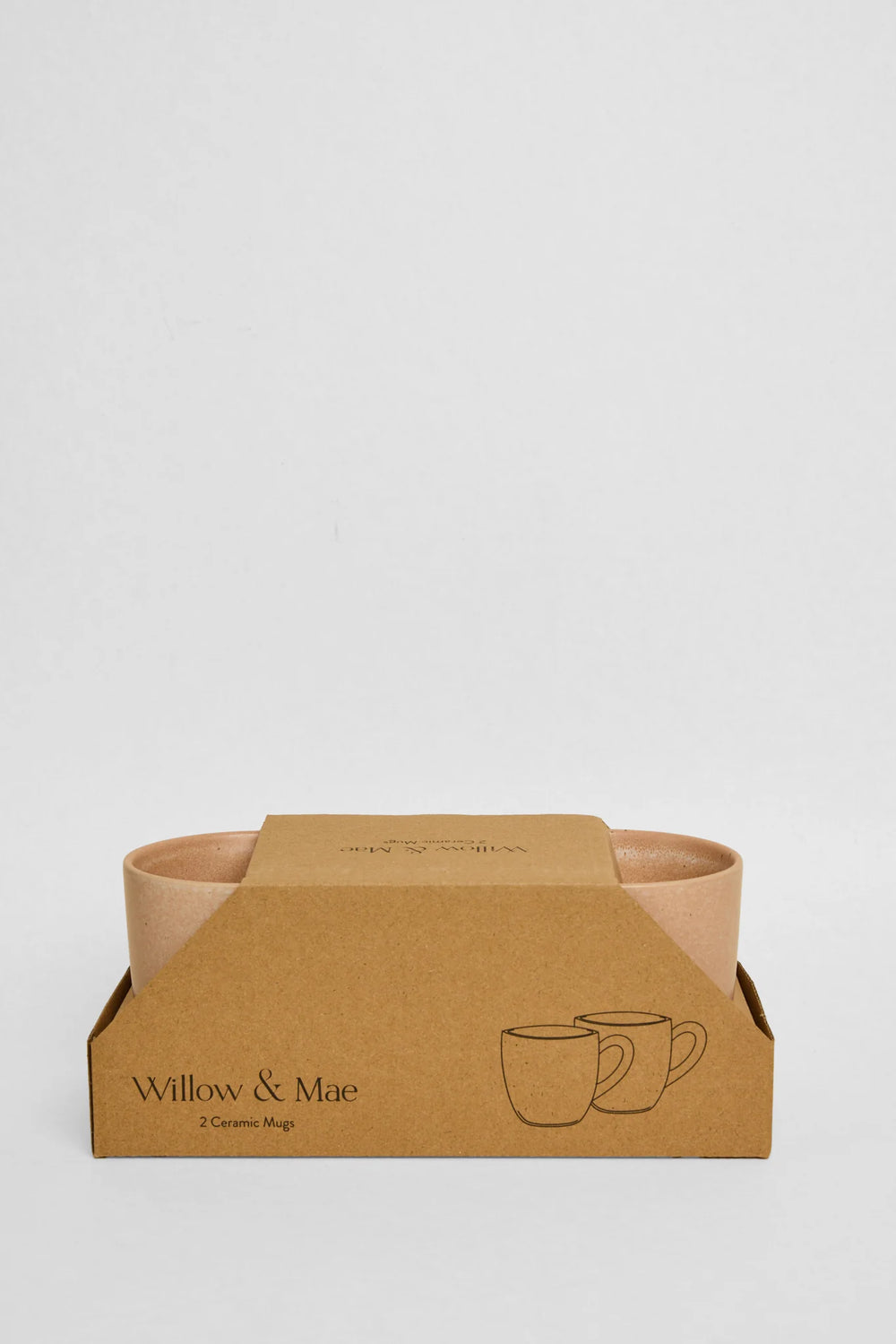 Willow & Mae Caffeine Fix Mugs | Pink Speckle
