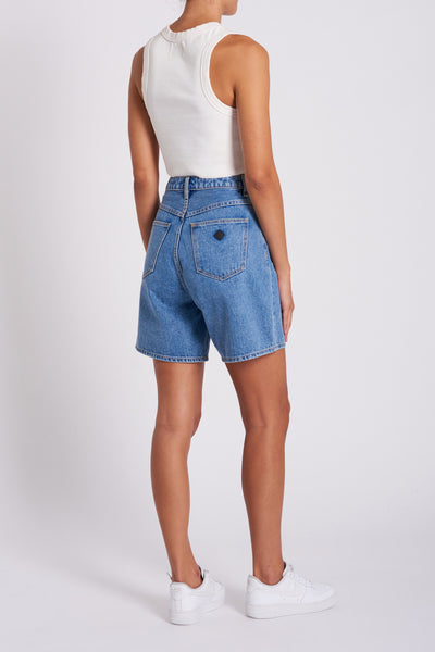 Abrand Carrie Denim Shorts