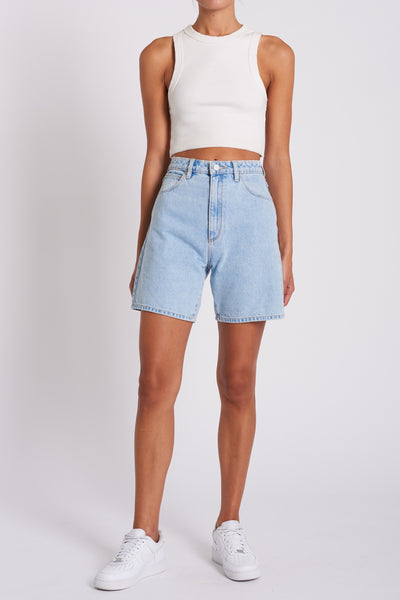 Abrand Carrie Denim Shorts - Walk Awayt