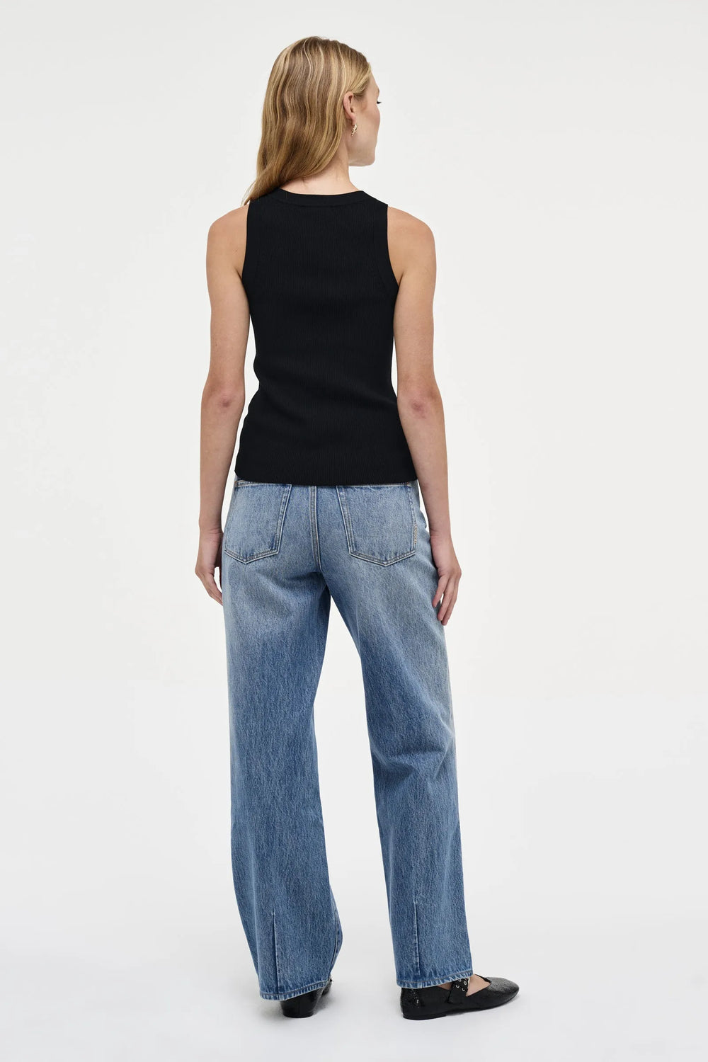 Neuw PM Knitted Singlet | Black