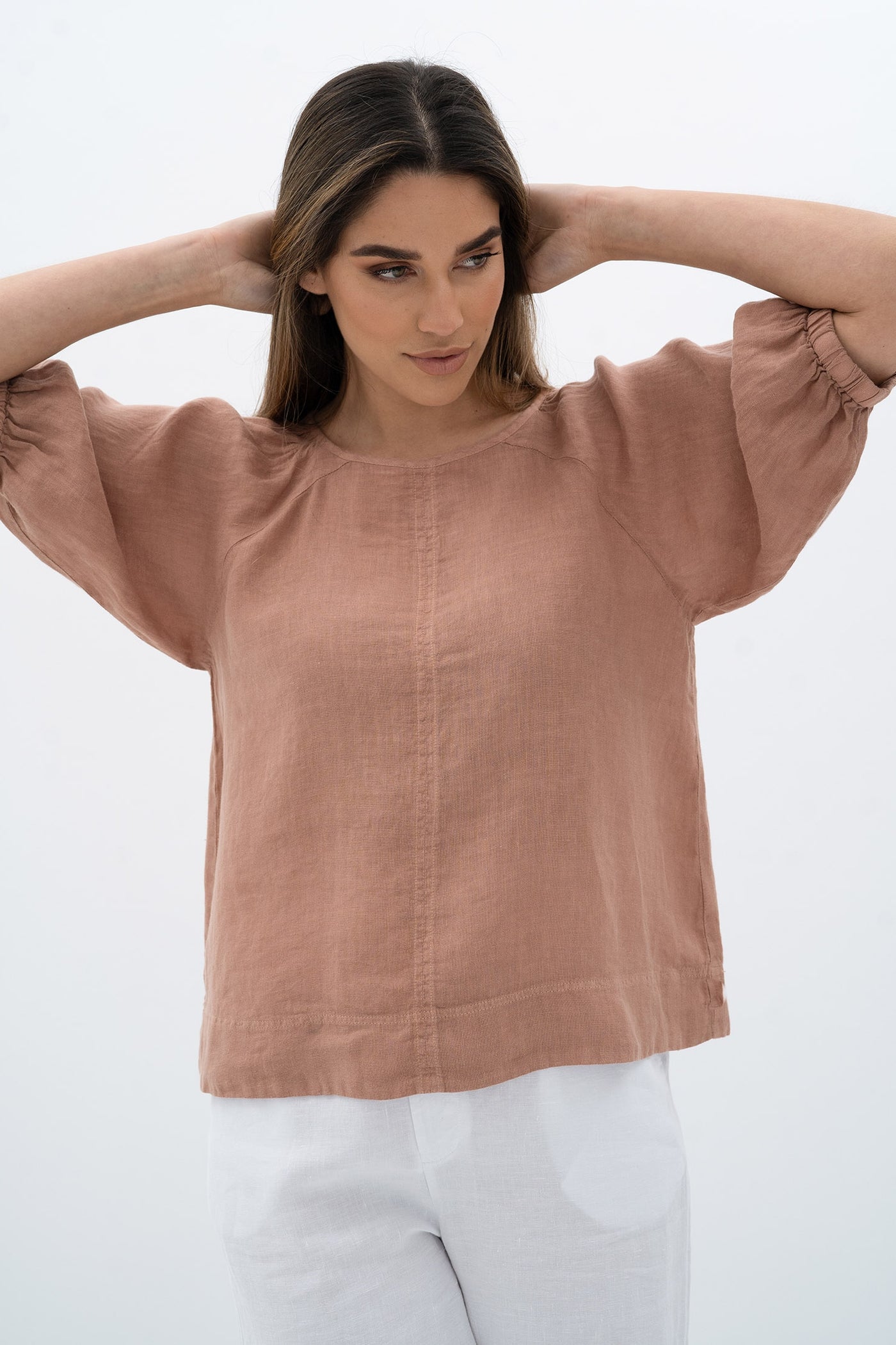 Humidity Lagoon Blouse - Frappe