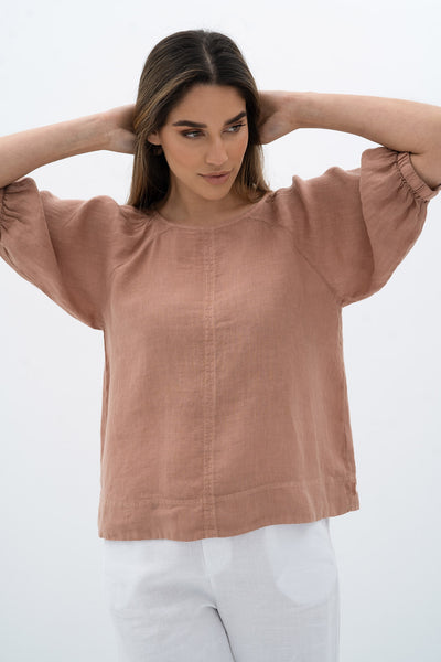 Humidity Lagoon Blouse - Frappe